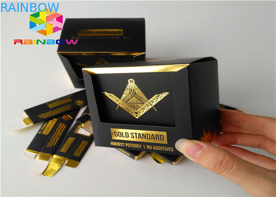 Embossed Printing Paper Box Packaging Small Commodity Product With Window