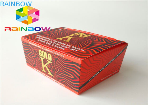 Embossed Printing Paper Box Packaging Small Commodity Product With Window