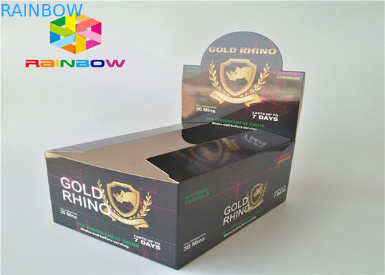 Customize Logo Paper Box Packaging Glossy Foil Cosmetic Paper Packing Recycled Material