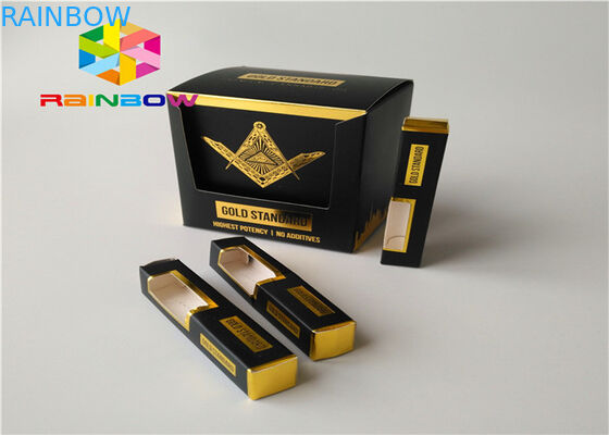 Customize Logo Paper Box Packaging Glossy Foil Cosmetic Paper Packing Recycled Material