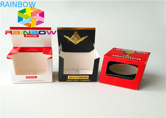 Customize Logo Paper Box Packaging Glossy Foil Cosmetic Paper Packing Recycled Material