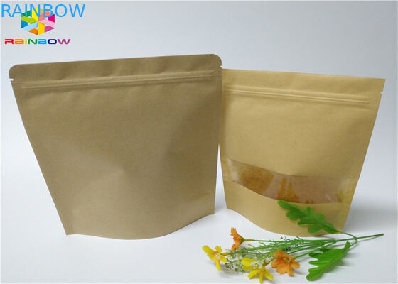 Kraft Paper Customized Paper Bags Aluminium Foil Mylar k Moisture Barrier