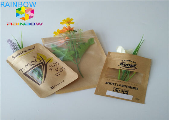 Kraft Paper Customized Paper Bags Aluminium Foil Mylar k Moisture Barrier