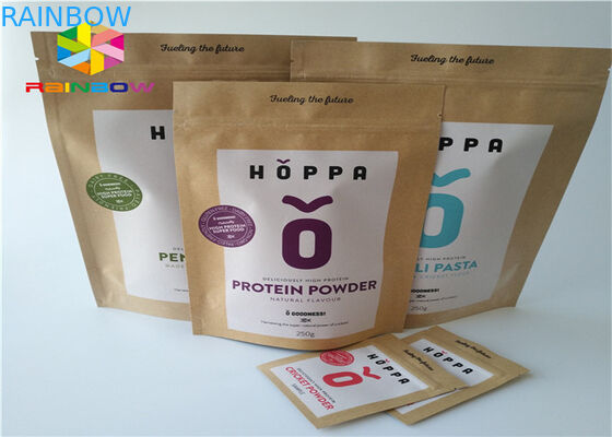 Kraft Paper Customized Paper Bags Aluminium Foil Mylar k Moisture Barrier