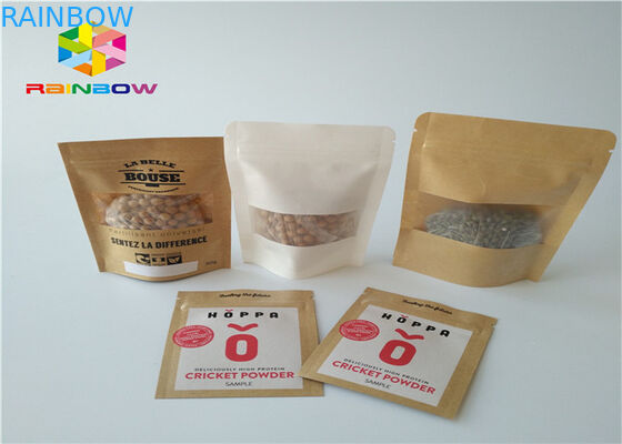 Kraft Paper Customized Paper Bags Aluminium Foil Mylar k Moisture Barrier