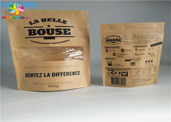 Kraft Paper Customized Paper Bags Aluminium Foil Mylar k Moisture Barrier