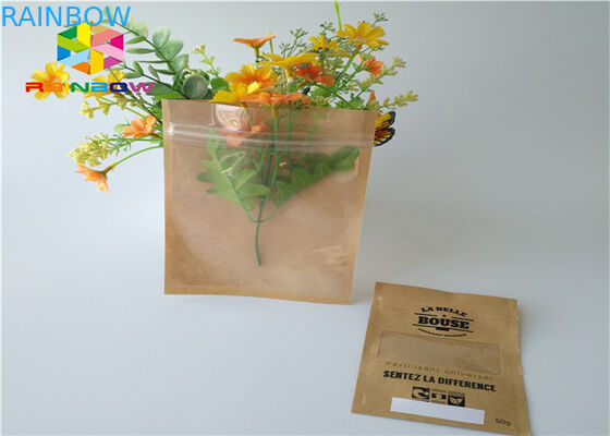 Kraft Paper Customized Paper Bags Aluminium Foil Mylar k Moisture Barrier