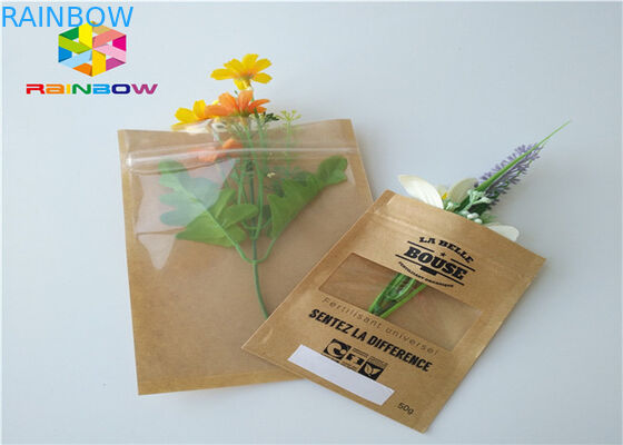 Kraft Paper Customized Paper Bags Aluminium Foil Mylar k Moisture Barrier