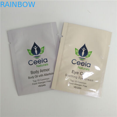 Small Cosmetic Packaging Bag Face Hair Mask Body Oil Packaging Biodegradable Cream Sachet