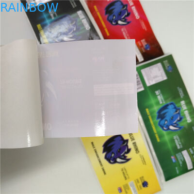 PVC Transparent Shrink Sleeve Labels Barcode Metallic Holographic For Box / Pill Bottle