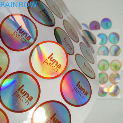 PVC Transparent Shrink Sleeve Labels Barcode Metallic Holographic For Box / Pill Bottle