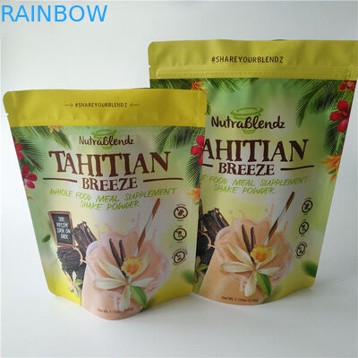 Doypacks Mylar Snack Packaging Bags , Aluminum Foil Stand Up k Bags For Dried Fruit