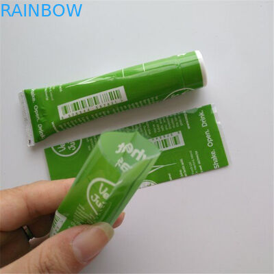 Waterproof Printed Shrink Wrap Bottle Labels PVC/PET For Snack Food Vegus Juices