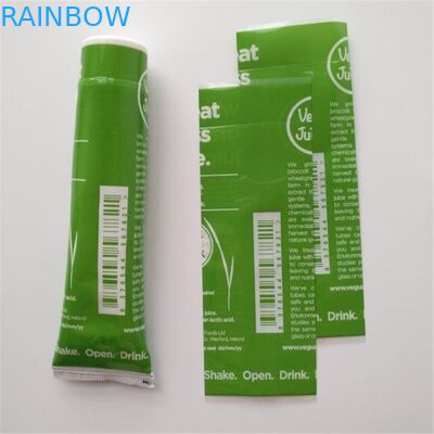 Waterproof Printed Shrink Wrap Bottle Labels PVC/PET For Snack Food Vegus Juices