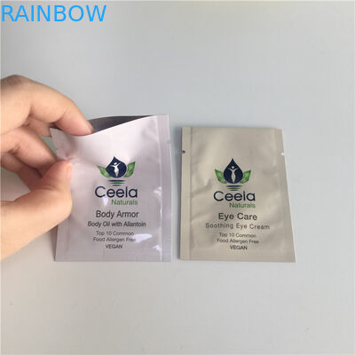 Biodegradable Small Cosmetic Packaging Bag Facial Hair Mask Body Oil Cream Sachet Pouch