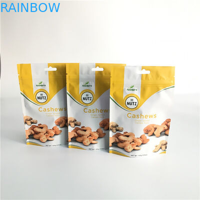 k Snack Bag Packaging Aluminum Foil Stand Up Bag For Packing Coffee Nuts Cookies Chesee