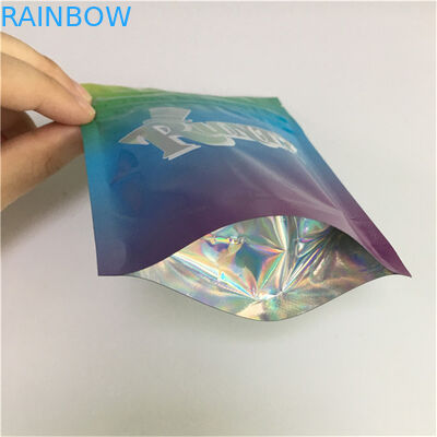 Durable Zip Lock Plastic Bags Runtz Mylar Cookies Holographic Weed Runtz Bags