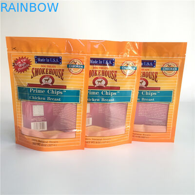 Custom Printing Plastic Pouches Packaging Stand Up Zipper Bag With One Way Degassing Valve