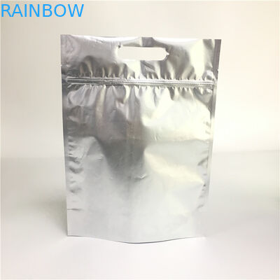 Aluminum Foil Stand Up Pouch Bag Zipper Top For Bracelet / Pearlescent Pigment