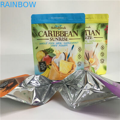 Smell Proof Printed k Bags Aluminum Foil Bear / Bud Seeds Packaging Pouch