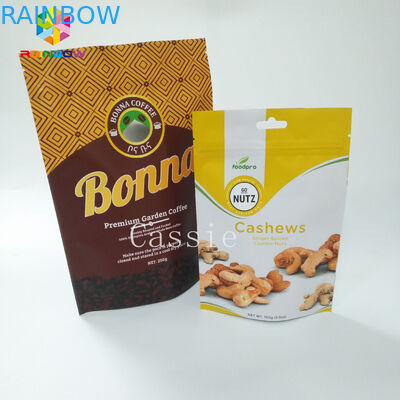 Food Packaging Resealable Stand Up Pouches Plastic Bag For Meat / Pork / Beef / Sea Food