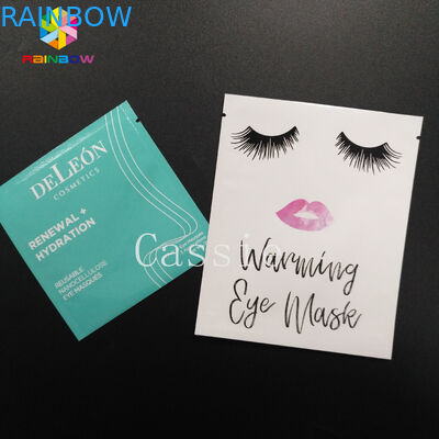 Laminate PE PET Aluminum Foil Pouch Packaging Facial Mask Plastic Bags With CMYK Gravure