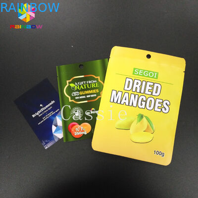 Aluminum Foil Plastic Self Seal Bags Open Top Multicoloured Small Gift Storage Packaging