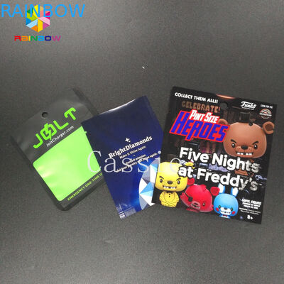 Three Sides Sealed k Stand Up Pouches Glossy Printing Cosmetic Facial Mask Packaging