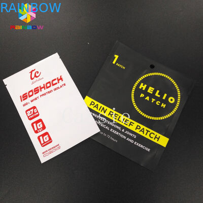 Cosmetic Facial Mask Stand Up Zipper Pouch Bags Plastic Packaging Material Moisture Proof