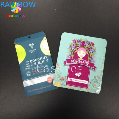 Moisture Proof Plastic Pouches Packaging Aluminum Foil Material Resealable Pouch