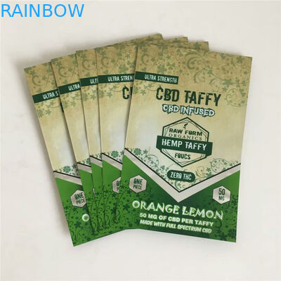 OEM Smell Proof Plastic Pouches Packaging k Aluminum Foil Cbd Gummy Bear Bud Seeds Pouch