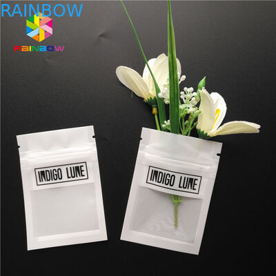 SGS Plastic Pouches Packaging Cosmetic Cream Oil Zip Seal Bags Aluminium Foil Pouch