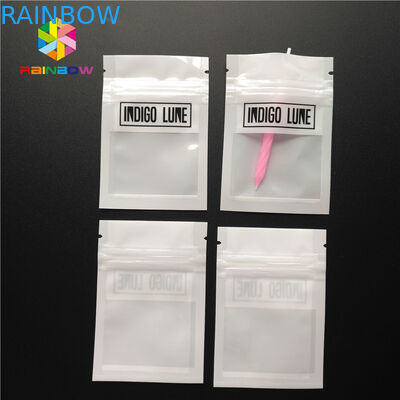 SGS Plastic Pouches Packaging Cosmetic Cream Oil Zip Seal Bags Aluminium Foil Pouch