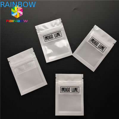 SGS Plastic Pouches Packaging Cosmetic Cream Oil Zip Seal Bags Aluminium Foil Pouch