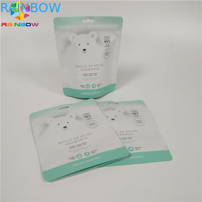 Zipper Top Stand Up Foil Pouch Packaging Bath Salt Aluminum Foil Body Scrub Bags