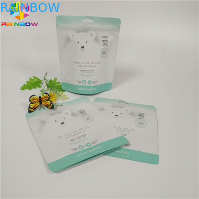 Zipper Top Stand Up Foil Pouch Packaging Bath Salt Aluminum Foil Body Scrub Bags