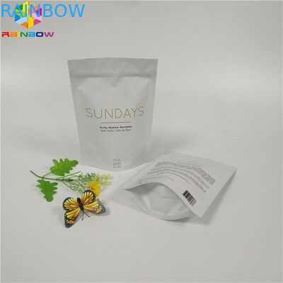 Zipper Top Stand Up Foil Pouch Packaging Bath Salt Aluminum Foil Body Scrub Bags