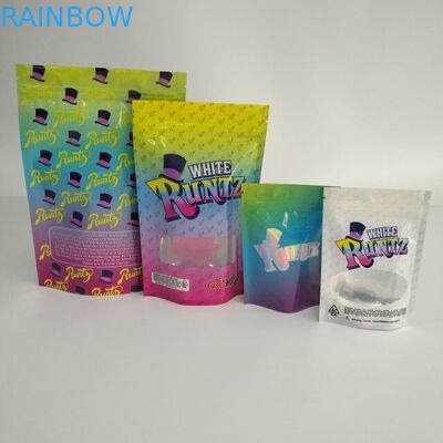 Customized Matte Herbal Incense Packaging Plastic Bag Digital Printed Mylar Zip Lock