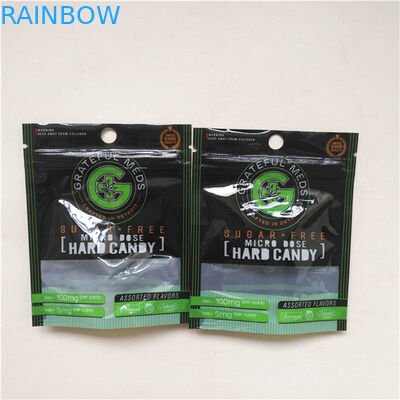 Customized Matte Herbal Incense Packaging Plastic Bag Digital Printed Mylar Zip Lock