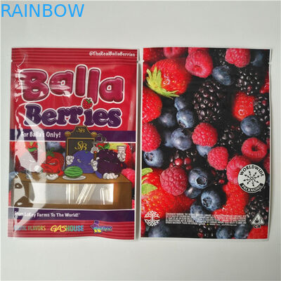 Customized Matte Herbal Incense Packaging Plastic Bag Digital Printed Mylar Zip Lock