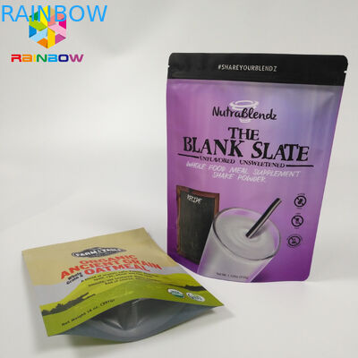 Resealable Snack Bag Packaging Aluminium Foil Stand Up Doypack Zip Lock Pouch