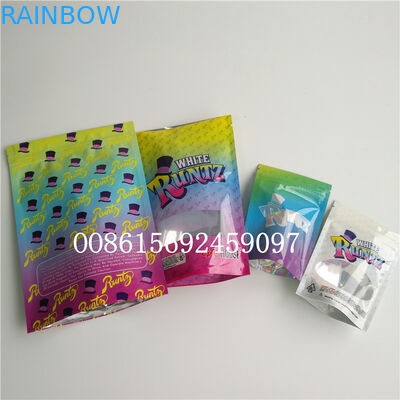Smell Proof Herbal Incense Packaging Mylar Foil k Holographic Packaging Runtz Stand Up Bags