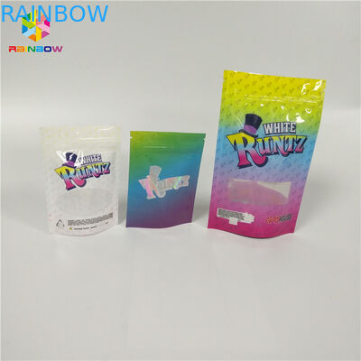 Custom Printed CBD Candy Runtz Bags Resealable k Packaging Smell Proof Mylar Pouch Bag