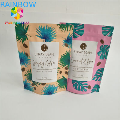 stand up zipper pouch custom printed bags plastic coffee bag food package runtz packaging matt glossy moisture