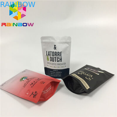 FDA Laminated Foil Pouch Packaging Zipper Stand Up Pouch With Gravure Printing