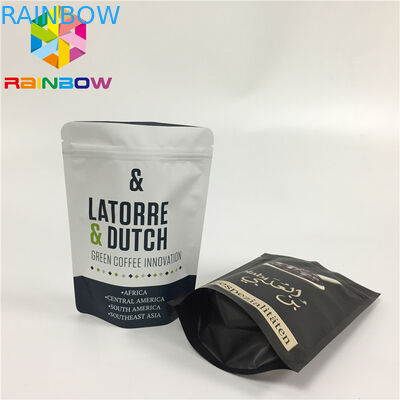 FDA Laminated Foil Pouch Packaging Zipper Stand Up Pouch With Gravure Printing