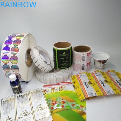 Pvc Transparent Heat Shrink Sleeve Labels Barcode Metallic Holographic For Box / Pill Bottle