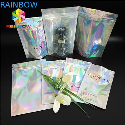 Cosmetic Holographic Makeup Bag Iridescent Small Sachet For Jewelry Necklace Bracelet