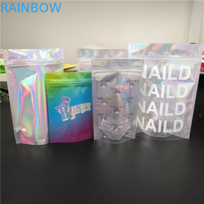Printed Vape Cartridge Foil Pouch Packagi Salt Spice Glitter Shinny Iridescent Bag