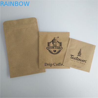Hot Stamping Foil Coffee Customized Paper Bags Doypack Biodegradable Gravure Printing